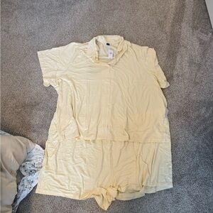 Old Navy Cream Pajama Top